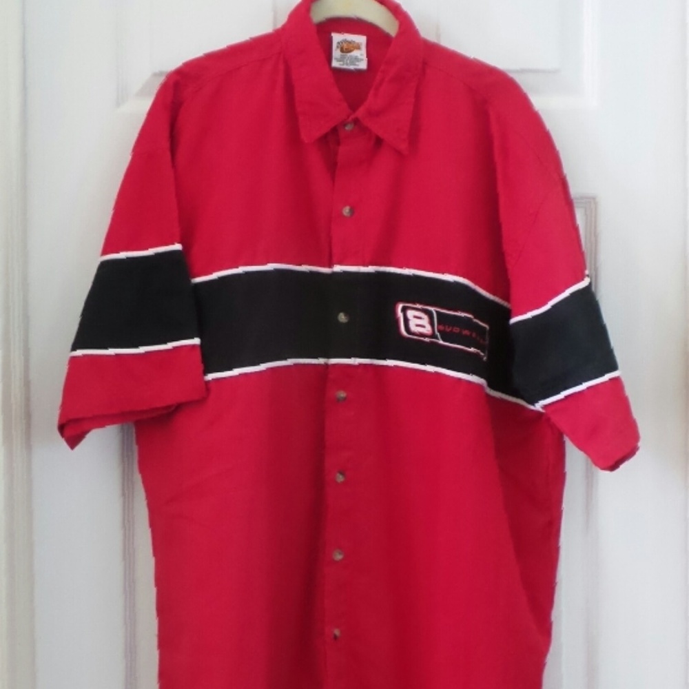 DALE EARNHARDT JR 8 Budweiser Bud SHIRT Size XL